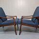 Pair of armchairs by Jiri Jiroutek, Czechoslovakia, 1960s