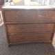 Rattan chest of drawers with 3 drawers