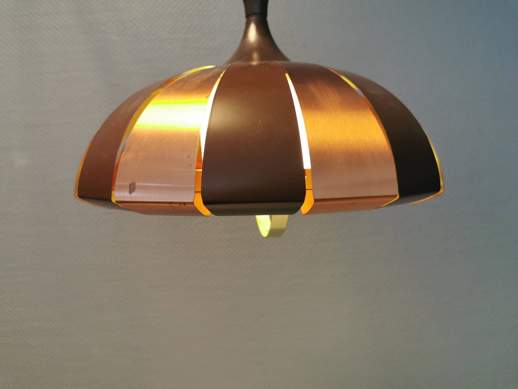 Hanging lamp from the 1970-80s, designed by Danish Werner Schou for his own company Coronell Elektro