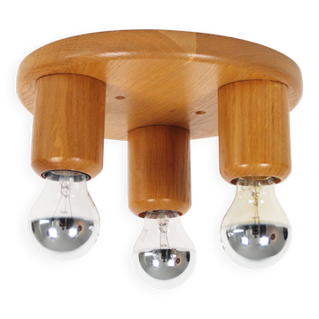 Vintage 1970's old stock 'Japandi' style ceiling or wall light