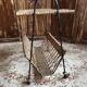 Vintage 1960s rattan magazine rack