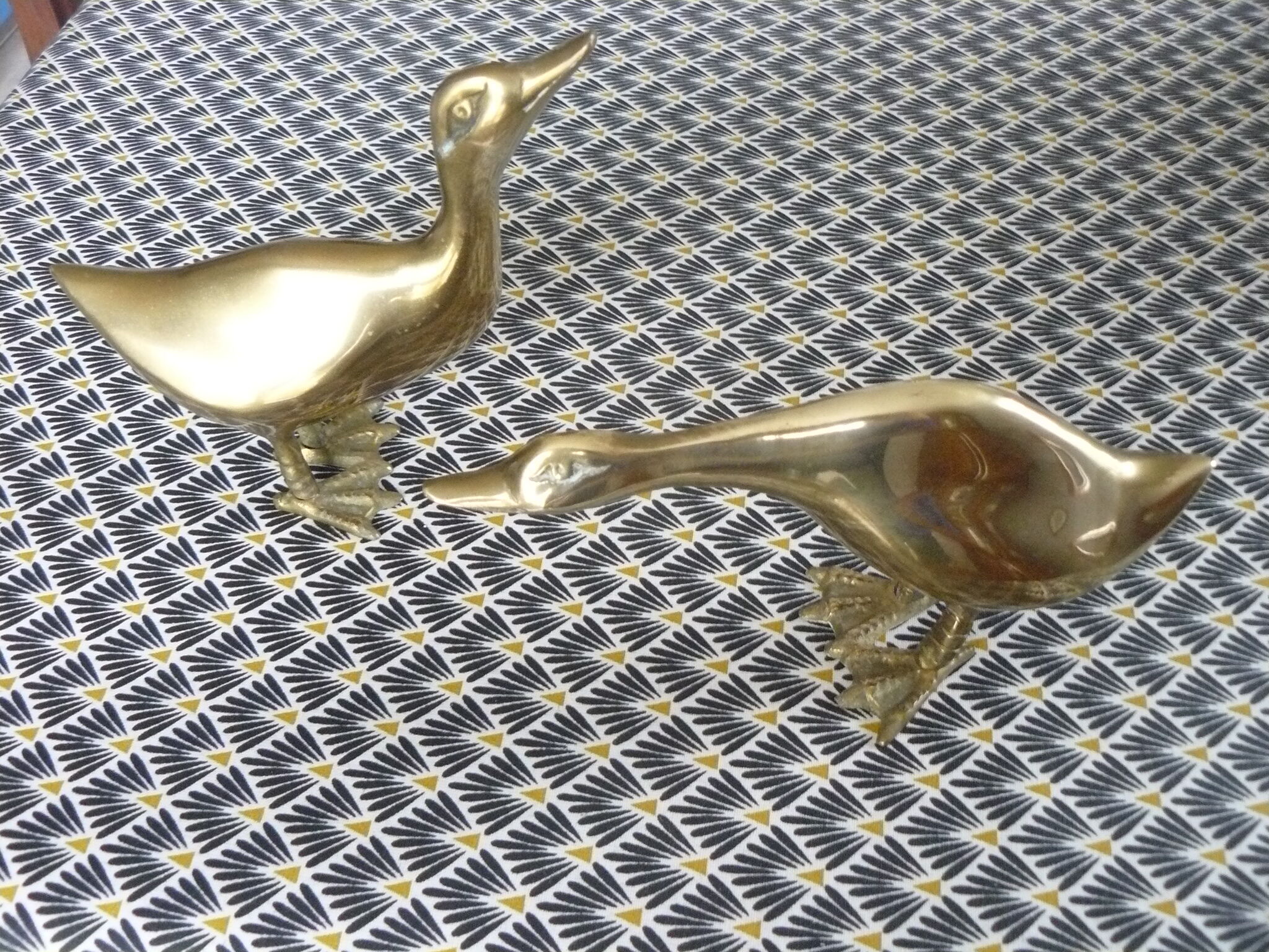 Couple of ducks brass