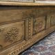 Banc coffre breton en châtaigner et marqueterie XIXème