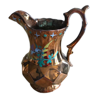 Jersey earthenware vase