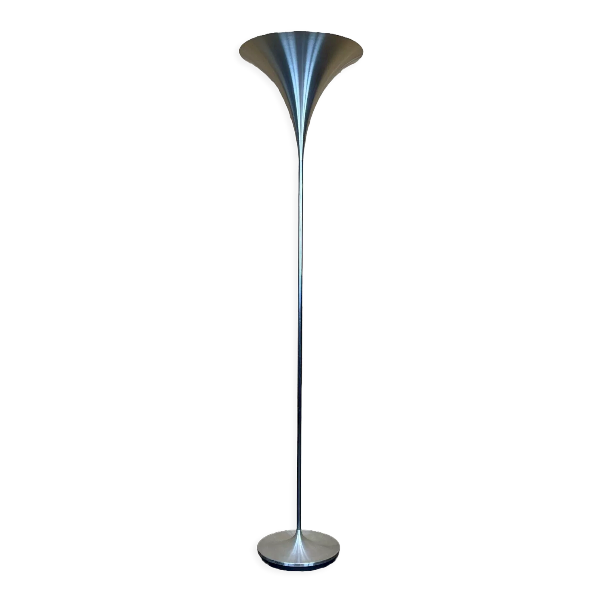 60s-70s lamp floor lamp aluminum Doria lamps space age design