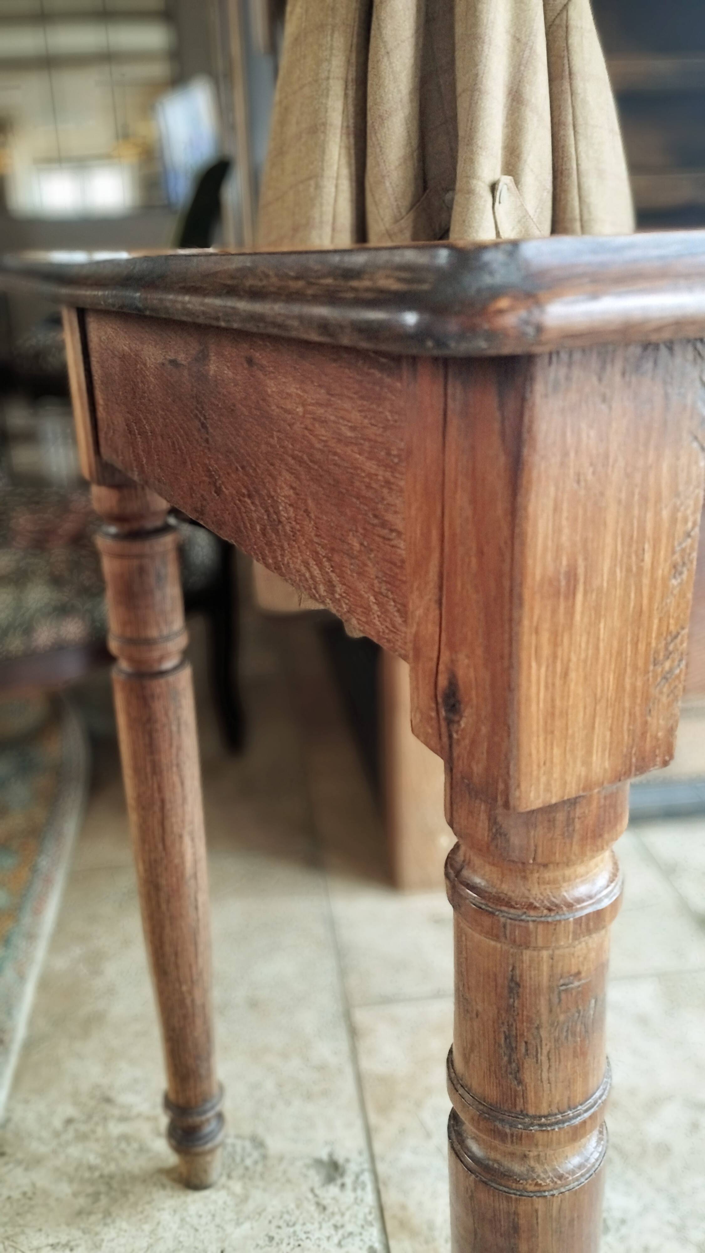 Early 20th century oak side table