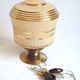 Antique glass lamp