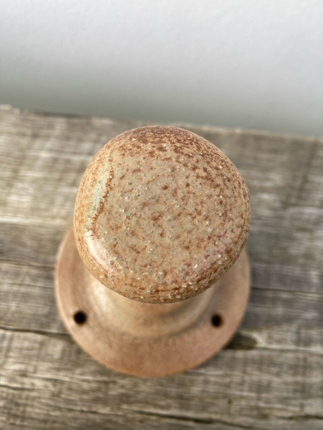 Coat hook sandstone wall light