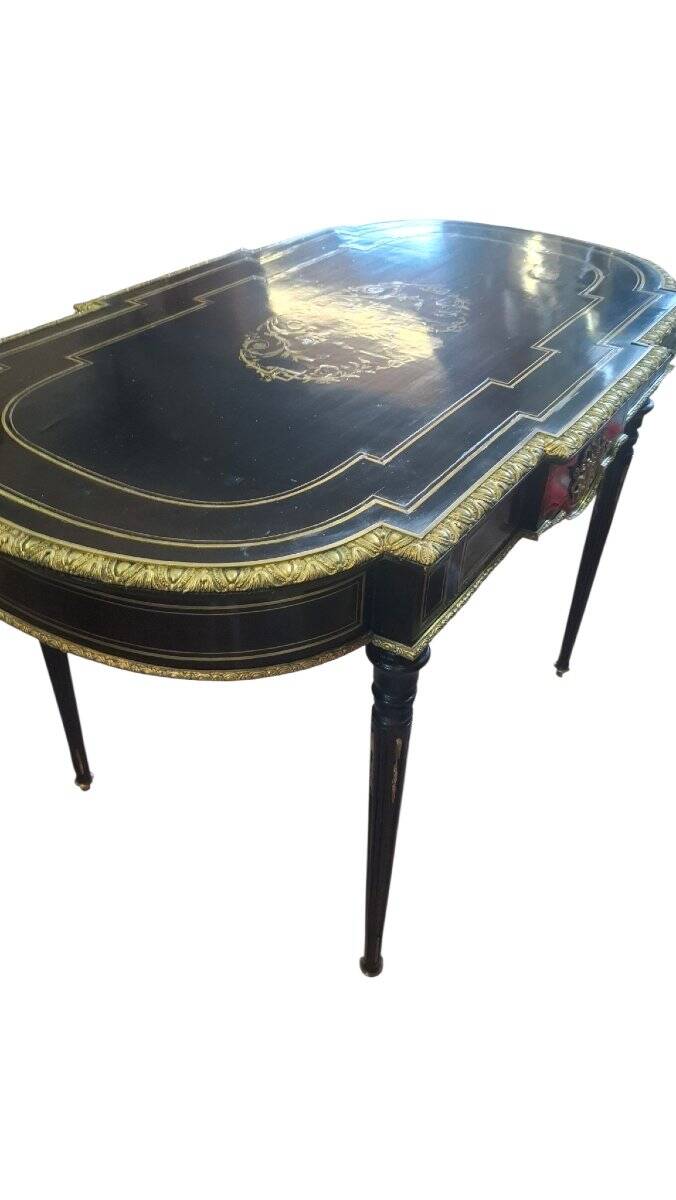 Table de milieu Boulle Napoléon III