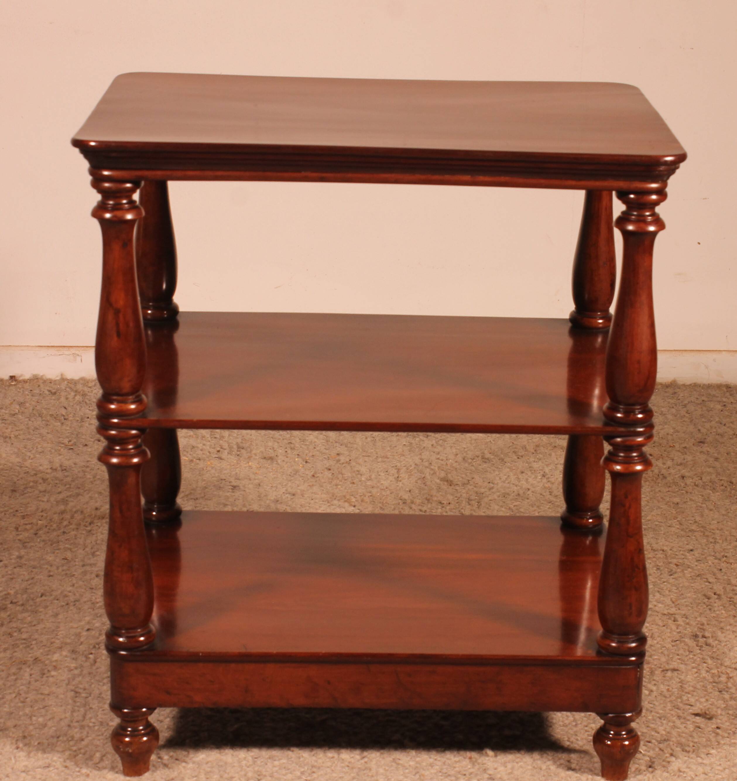 Small mahogany shelf - 19th century