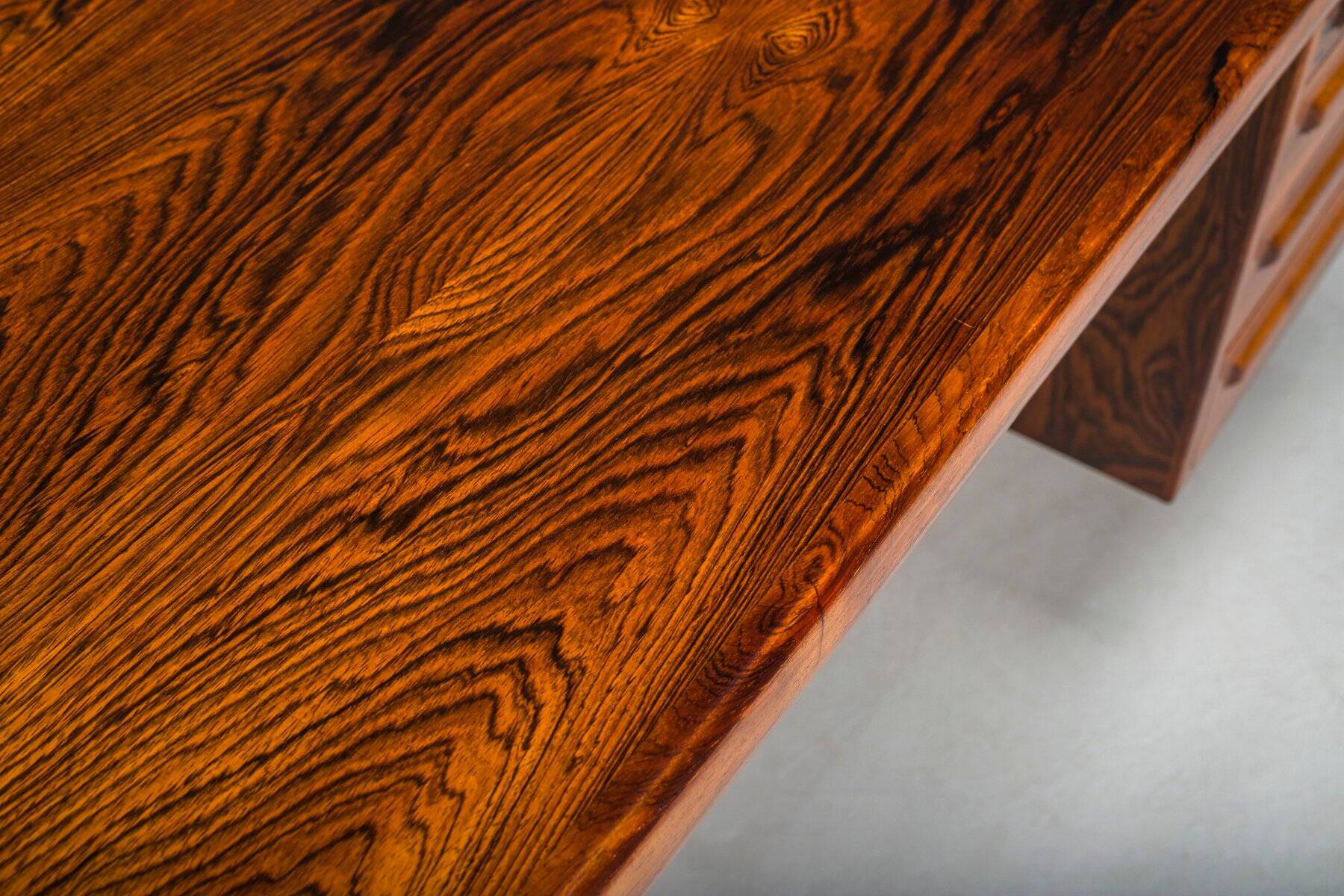 Danish modern executive desk by Ib Kofod Larsen for Faarup Møbelfabrik, 1960