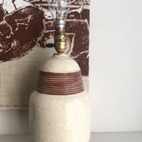 Cracked ceramic lamp foot