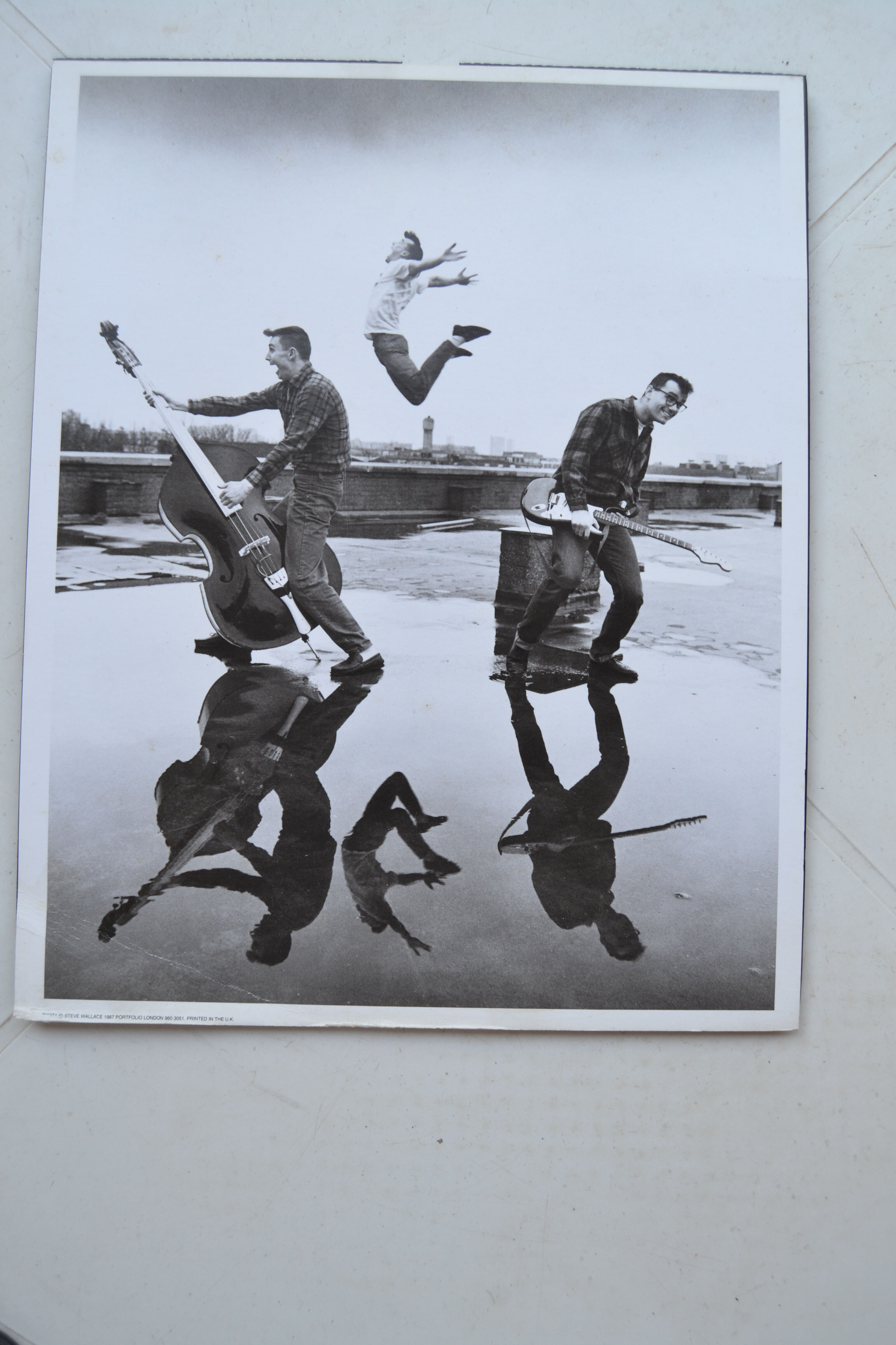 Lot of 4 photos from the 1960s, 1970s, 1980s of Tushita editions of artists (Armstrong Roberts, Cyril Bernard, Housk Randall)