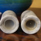 Salt and pepper shaker in Carrara marble