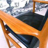 Danish model 341 desk chair in teak by Arne Vodder for Sibast, 1960s