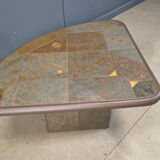Vintage triangular Kingma style coffee table, 1970s