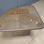Vintage triangular Kingma style coffee table, 1970s