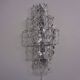 Large crystal glass flush mount from Kinkeldey, Germany, 1970s.