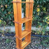 Brutalist pine shelf