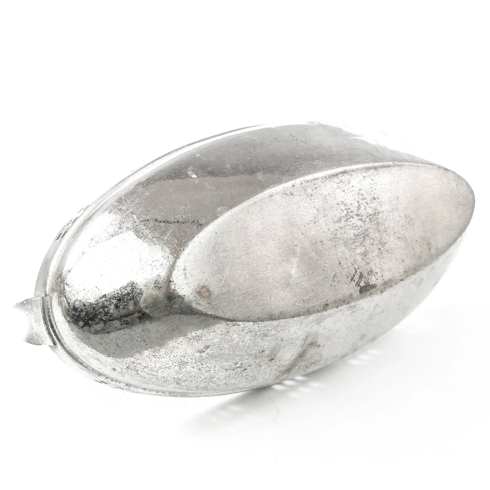 Viennese Secession nut basket, silver-plated brass, Austria, early 20th century
