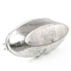 Viennese Secession nut basket, silver-plated brass, Austria, early 20th century