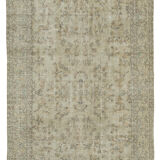 Handwoven antique anatolian beige carpet 200 cm x 316 cm - 36636