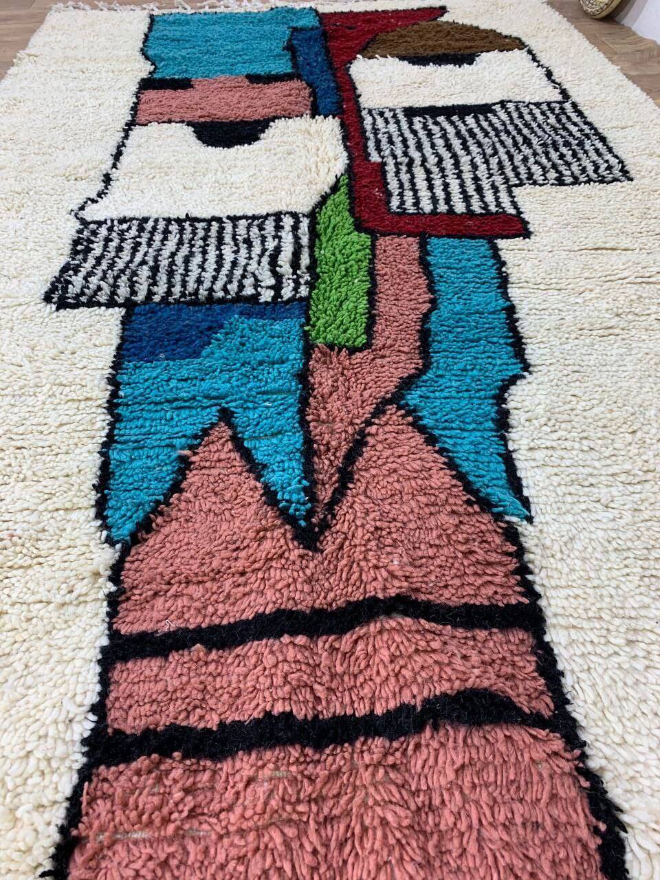 Handmade Moroccan Berber rug 250 x 150 cm