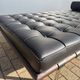 Knoll Barcelona Daybed Black Sabrina leather AS NEW!! Mies van der Rohe