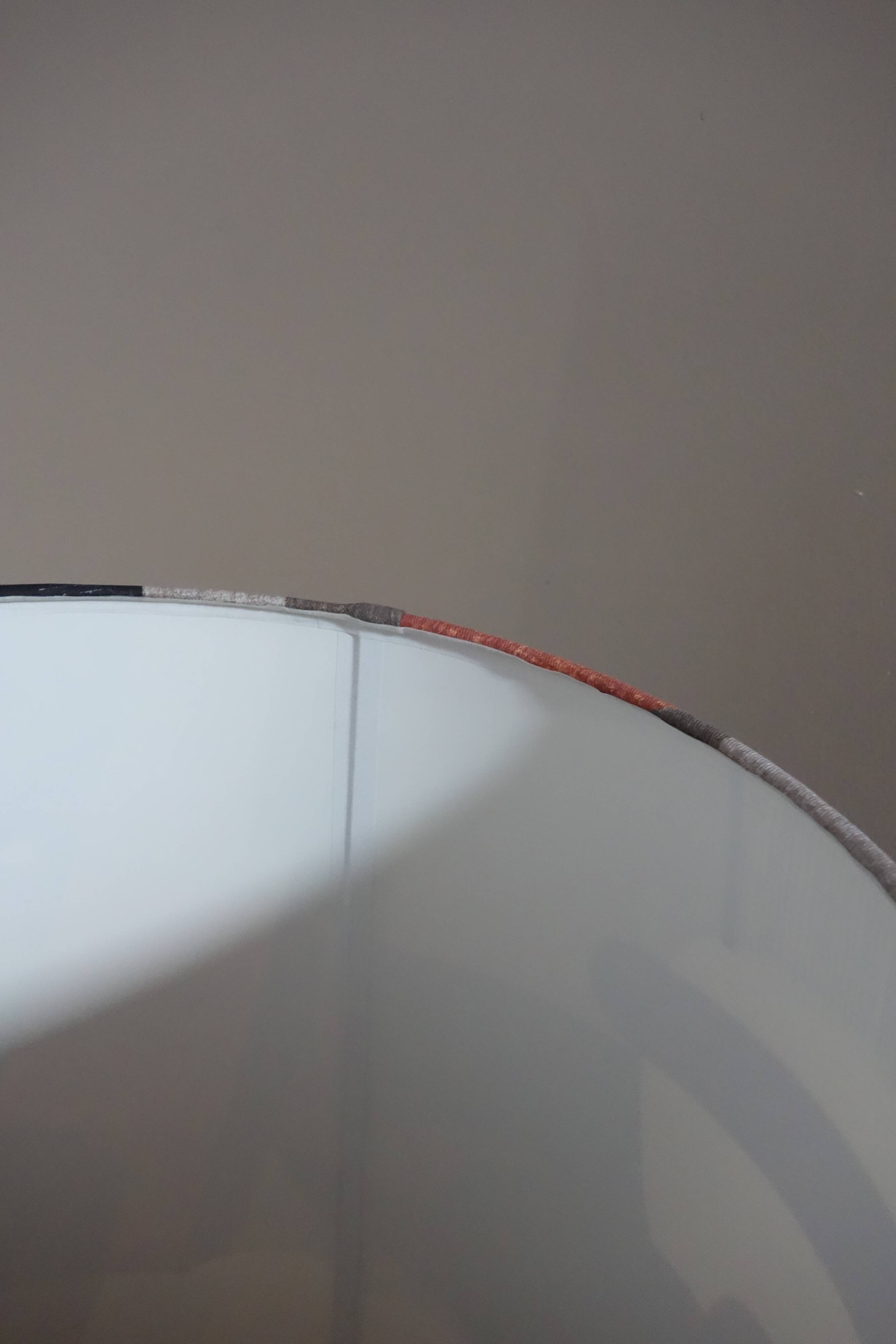 Glazed ceramic lamp from the 1960s/1970s with dual lighting