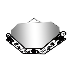 miroir fer forgé art