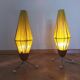 Pair of Rare Midcentury Table Lamps Rocket, 1960s