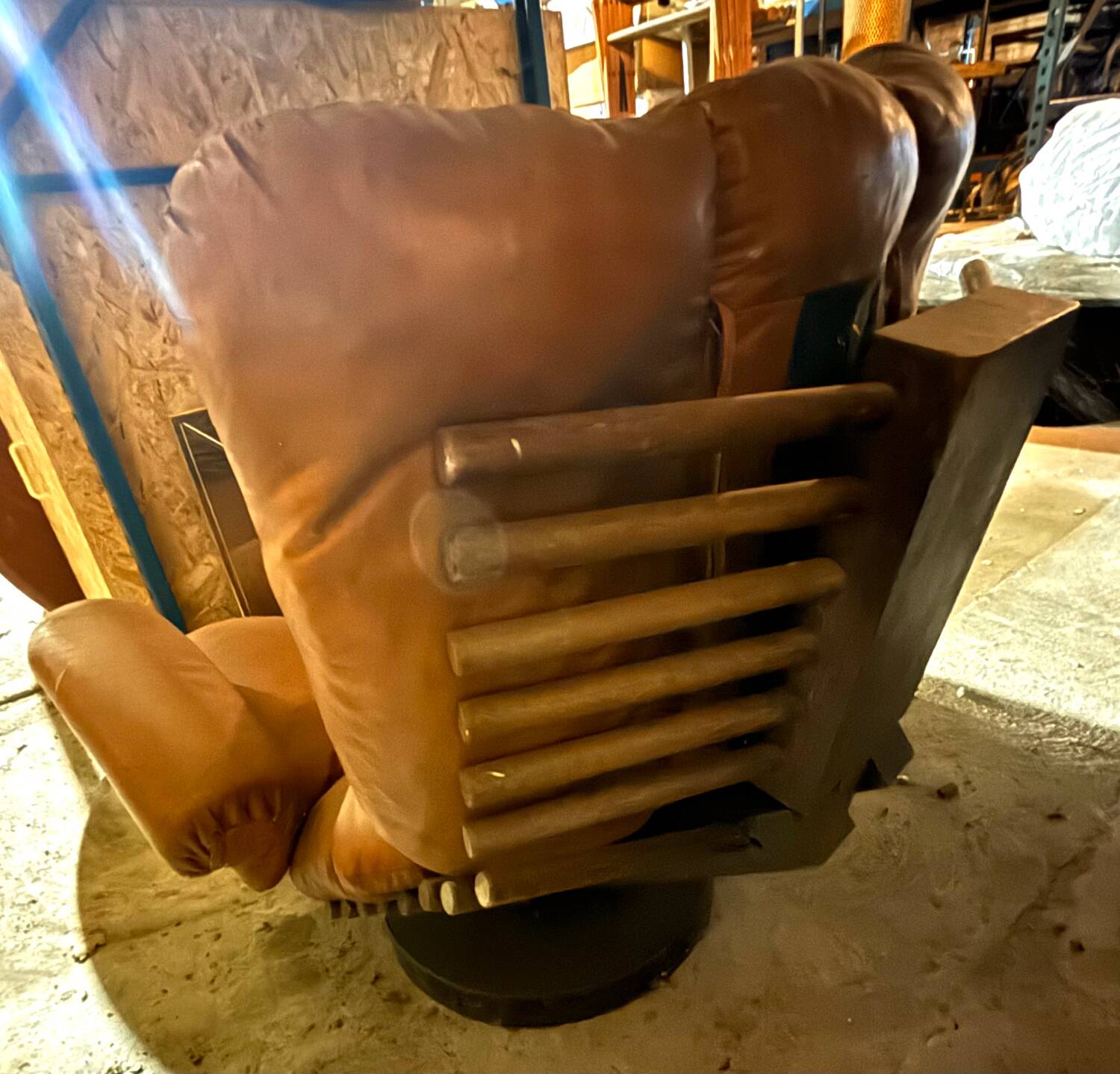 Koala padded leather lounge chair by Blaha, Holland 1960´s