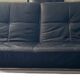SMALA black leather sofa by Ligne Roset