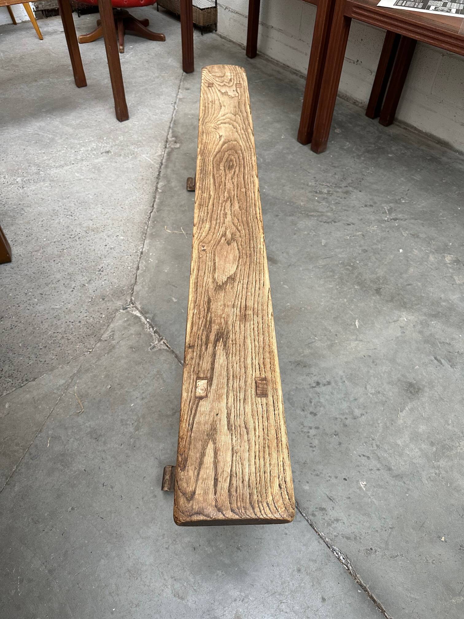 Oak bench, early 20th century