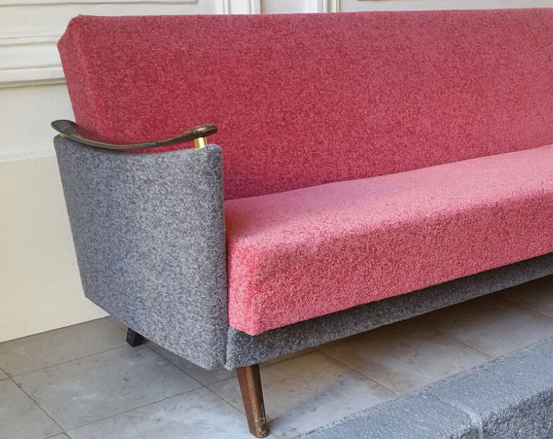 Daybed sofa convertible years 50-60 vintage original perfect state