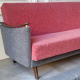 Daybed sofa convertible years 50-60 vintage original perfect state