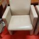 SUPERBE PAIRE DE FAUTEUILS EN CUIR POLTRONA FRAU MODELE THF COULEUR CREME
