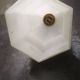 Wall lamp old white porcelain Art Deco 1930 tulip opaline glass