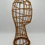 Head to hat old rattan hat maker
