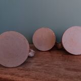 Puisaye stoneware mugs cups by Jean-Pierre Prud'homme