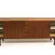 Scandinavian walnut sideboard, "Arild", Nils Jonsson, Troeds, Sweden, 1960