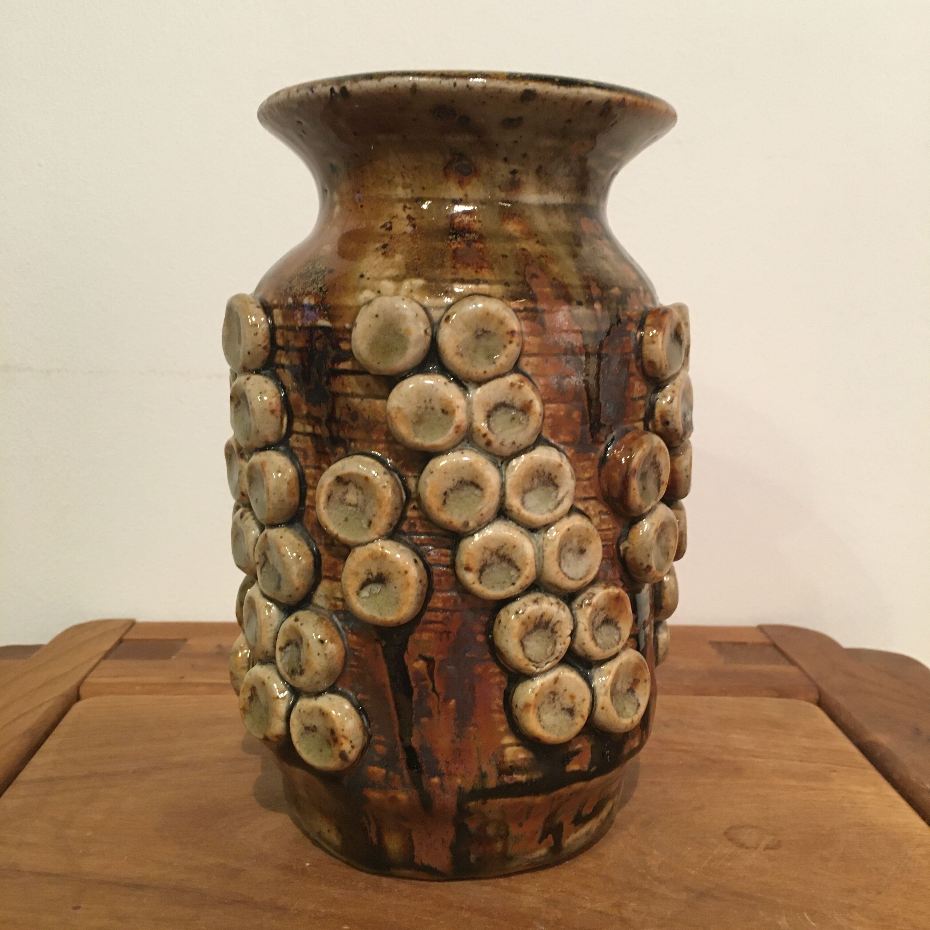 André Rozay sandstone vase in La Borne