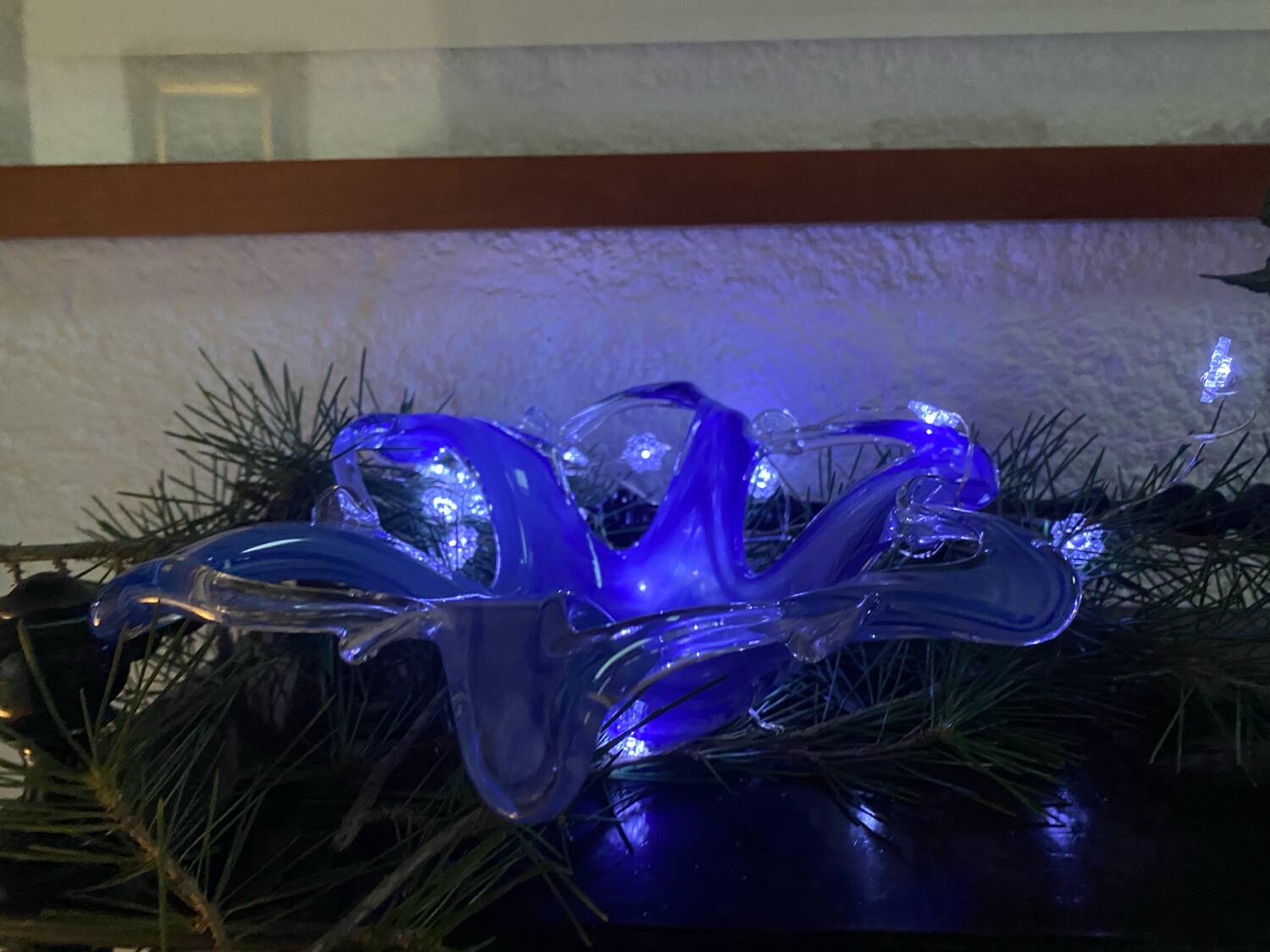 Morano glass "Starfish" trinket dish