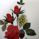 Round serving dish from Moulin des loups, "Carmen" model, in very good condition