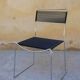 Chaise « scoubidou » vintage noire