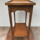 Old Table Appoint Wood Plateau Marqueté Star Feet Compass - Vintage Drawer