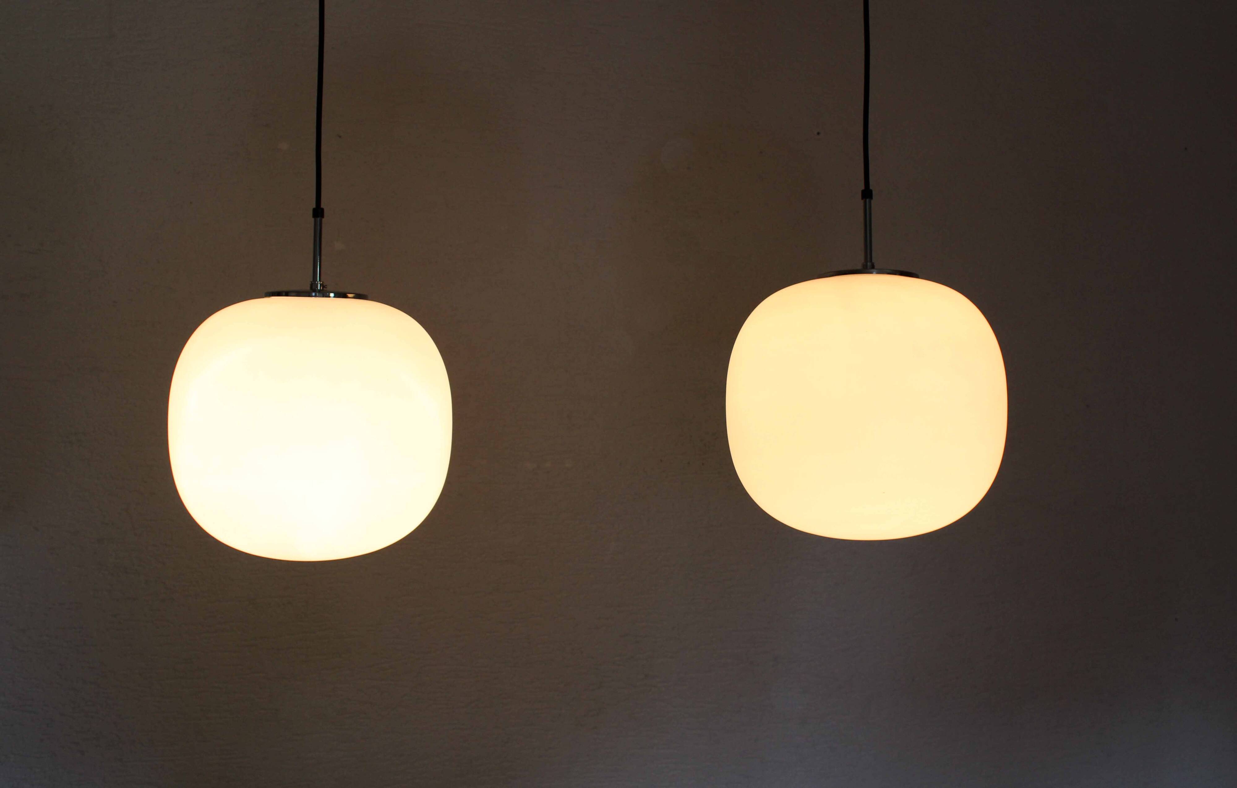 Pair of limburg pendant lights 1970