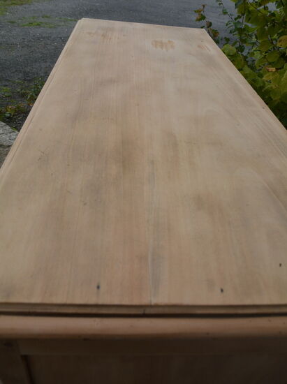 Ancient natural wood buffet