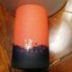 Antique Art Deco pâte de verre vase signed Laflor