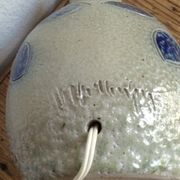 Pied de lampe en céramique par Jean Claude Monange, années 60/70